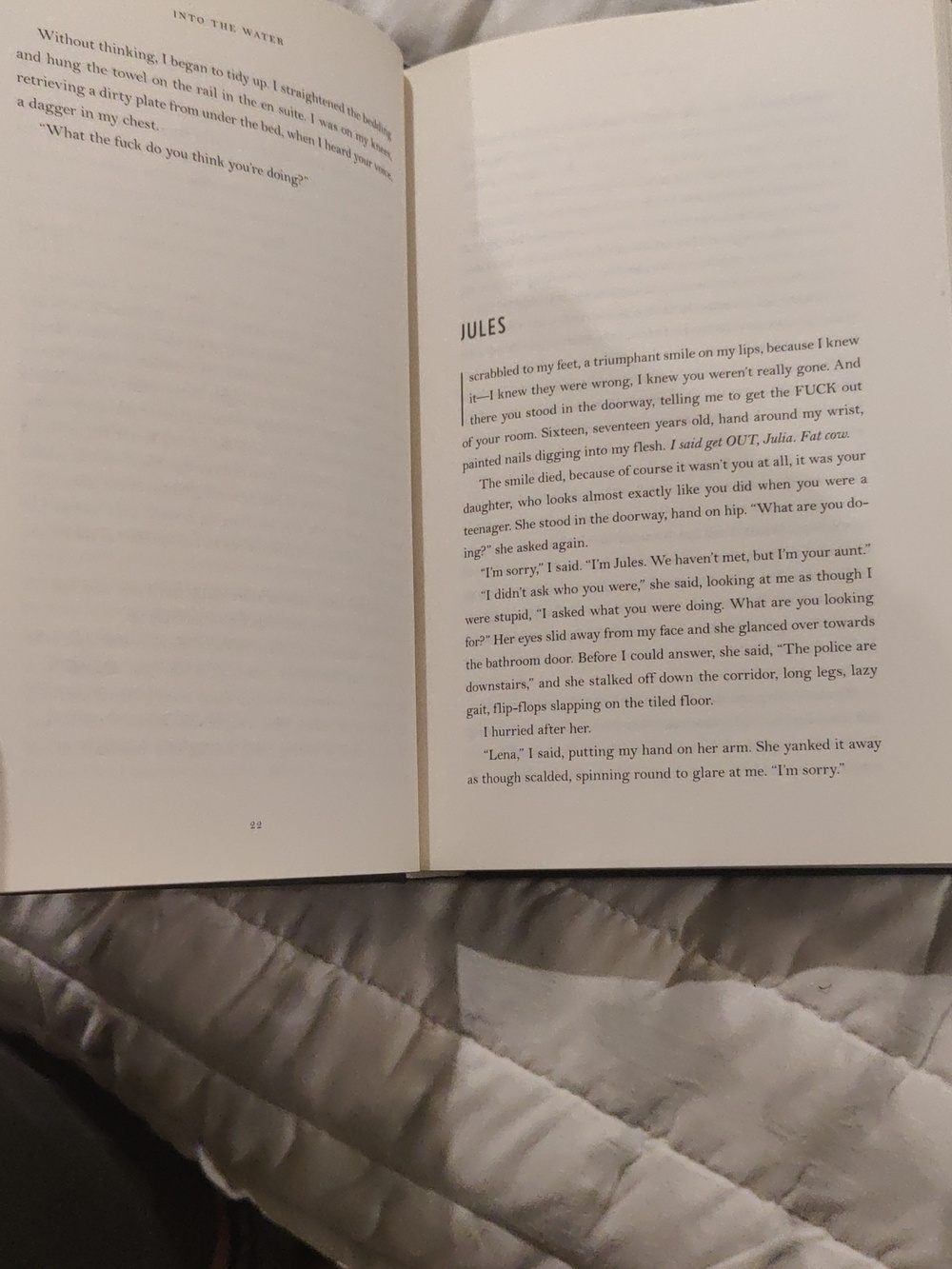 Into the Water by Paula Hawkins psychological thriller novel Hardcover - Picture 6 of 6